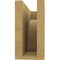 Ekena Millwork 4in. W x 8in. H x 12in. L Pescadero Woodgrain TimberThane Rafter Tail, Primed Tan RFTUR04X08X12PECRCPR - alternate 5